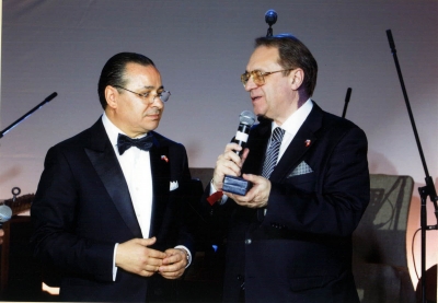 Chairman Kamel Ghribi; Mikhail L. Bogdanov, Ambassador of Russia, Egypt.