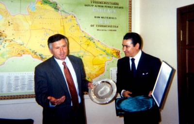 Chairman Kamel Ghribi; Saparmurat Niyazov Former Prime Minister, Turkmenistan.