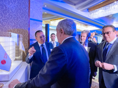 Chairman Kamel Ghribi with Honourable Antonio Tajani, Italian Foreign Minister