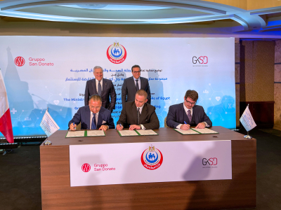 Signature of a memorandum of understanding between GKSD Investment Holding Group, GSD and the Egyptian Ministry of Health.