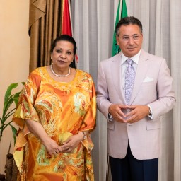 Discussions held between Kamel Ghribi and H.E. Maria de Fátima Domingas Jardim ambassador of Angola to Italy 