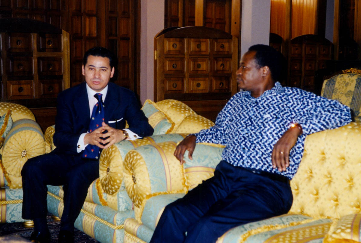Chairman Kamel Ghribi; Blaise Compaoré, former President, Burkina Faso.