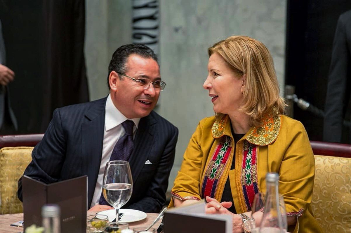 Chairman Kamel Ghribi; Selma Elloumi Rekik, Minister of Tourism and Handicrafts, Tunisia.