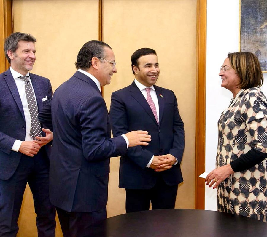 Chairman Kamel Ghribi; Marco Ciacci, Police Commander, Milan, Italy; Major General Ahmed Nasser Al-Raisi, Inspector General of the Ministry of the Interior, UAE.