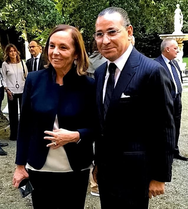 Chairman Kamel Ghribi; Luciana Lamorgese, Minister of Internal Affairs, Italy.