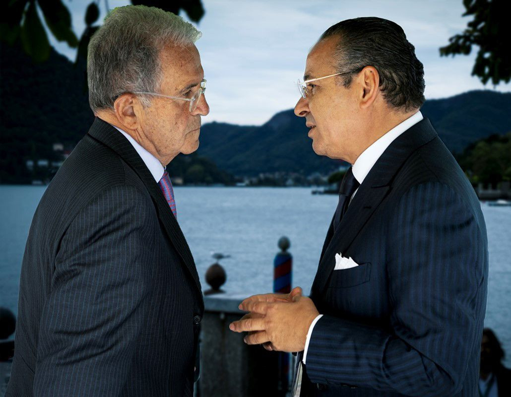 Chairman Kamel Ghribi; Professor Romano Prodi, European dealmaker and Former Prime Minister of Italy.