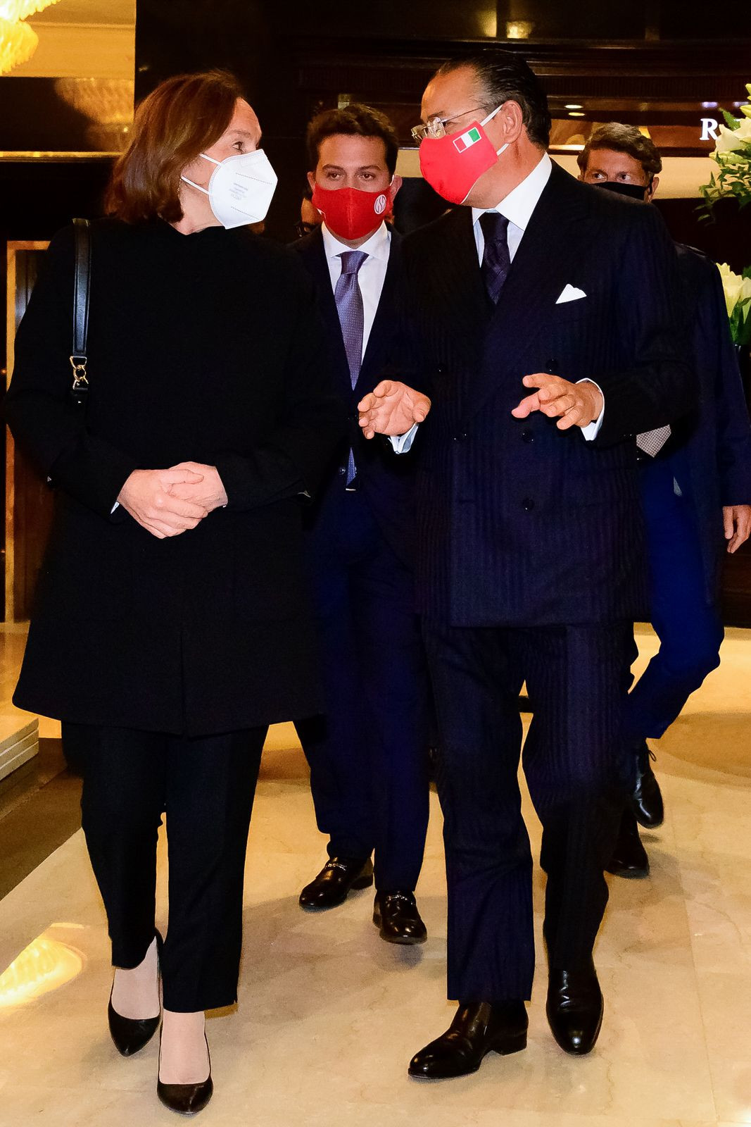 Kamel Ghribi, Chairman GK Investment Holding Group, Vice President of Gruppo San Donato, President of GSD Healthcare; Luciana Lamorgese, Minister of Internal Affairs, Italy.