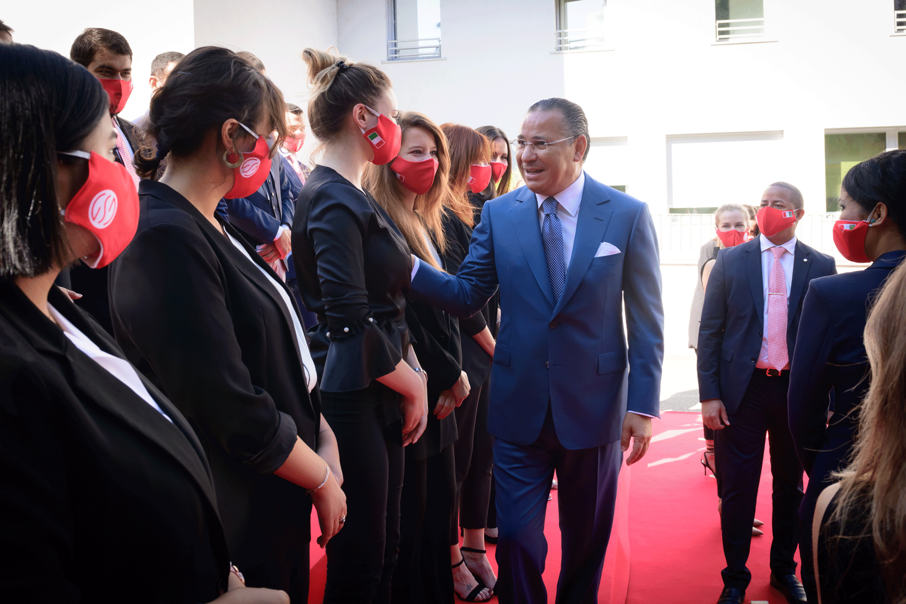 Chairman Kamel Ghribi with GKSD International Cooperation Team.