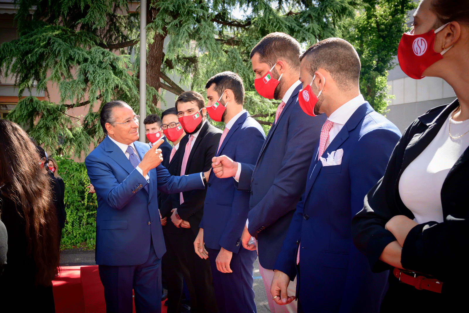 Chairman Kamel Ghribi with GKSD International Cooperation Team.