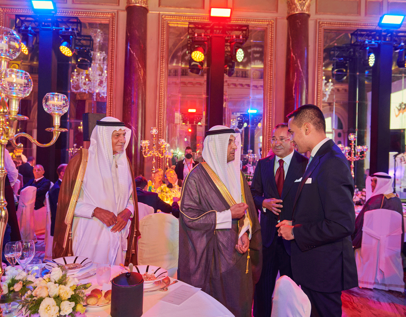 Chairman Kamel Ghribi with H.E. Nayef Falah M. Al-Hajraf, Secretary General, The Cooperation Council for  the Arab States of the Gulf.