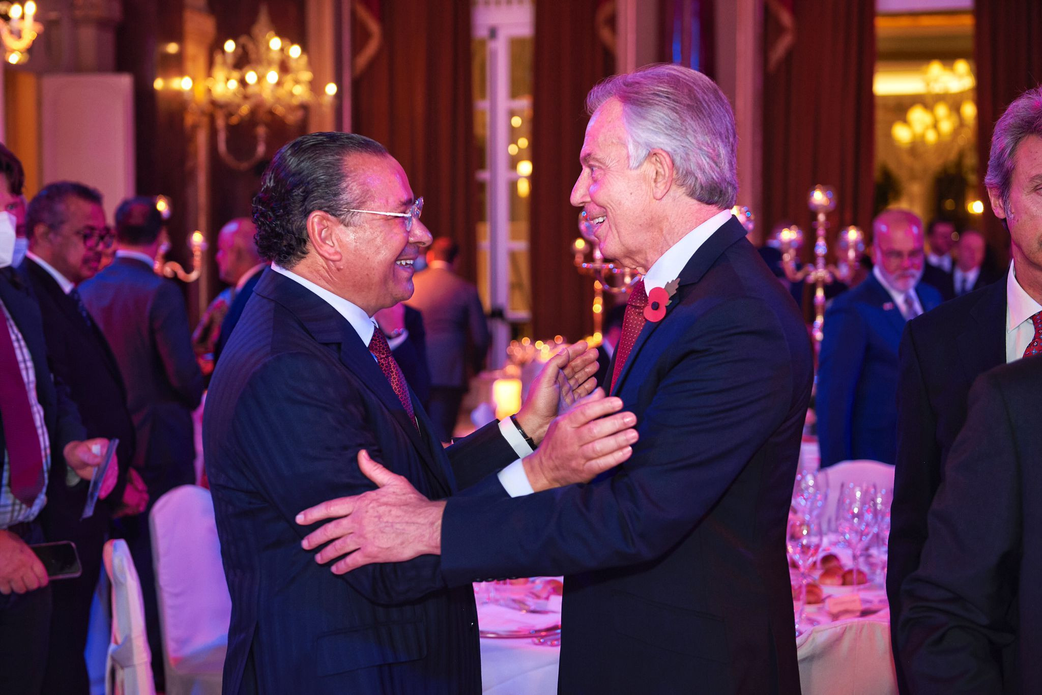 Chairman Kamel Ghribi with H.E. Tony Blair, Executive Chairman, Institute for Global Change.