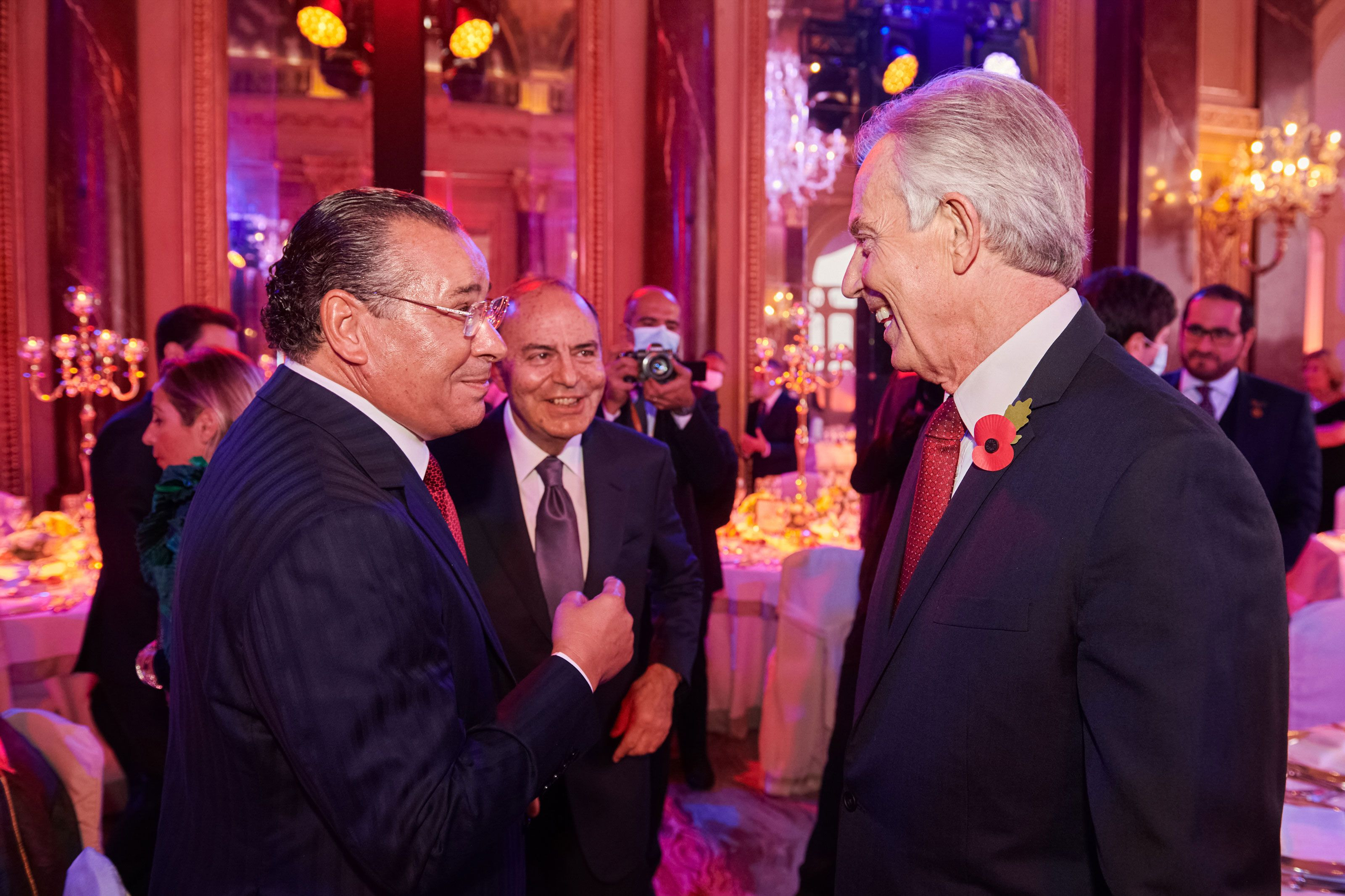 Chairman Kamel Ghribi with H.E. Tony Blair, Executive Chairman, Institute for Global Change.