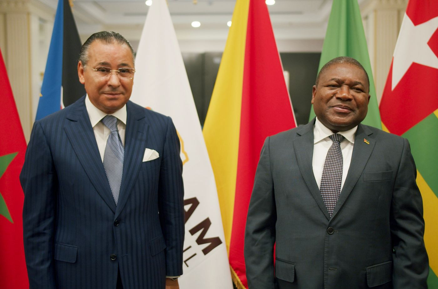 Chairman Kamel Ghribi with  H.E. Filipe Nyusi, President, Republic of Mozambique.