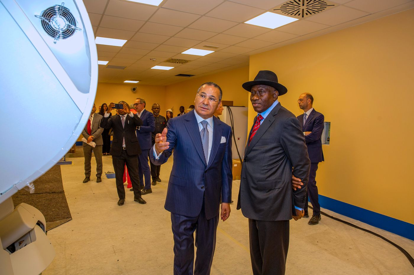 Chairman Kamel Ghribi with H.E. Goodluck Ebele Jonathan Former President of the Federal Republic of Nigeria.