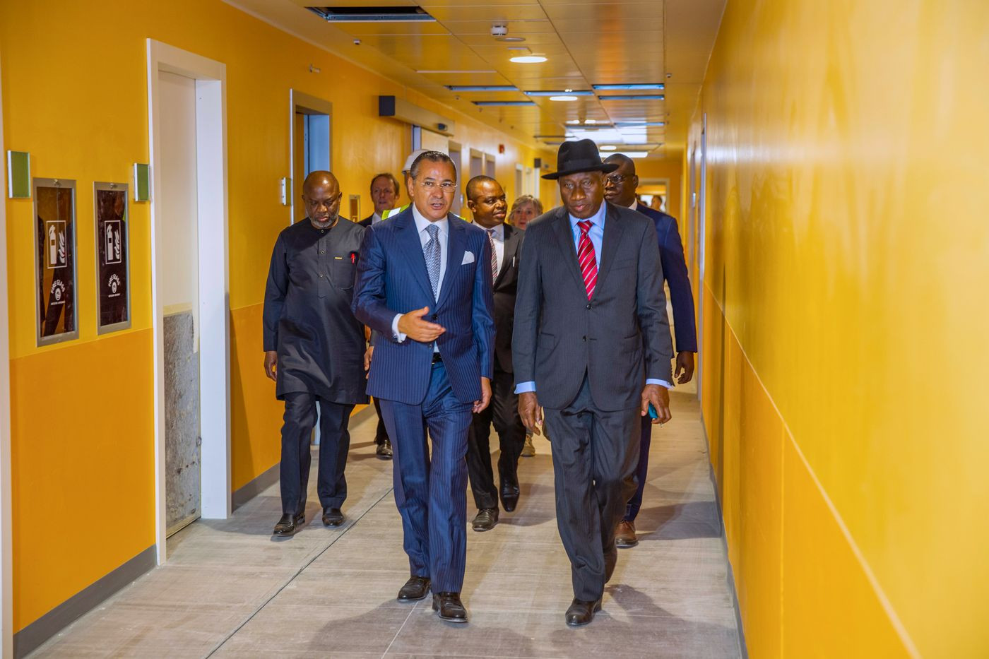 Chairman Kamel Ghribi with H.E. Goodluck Ebele Jonathan Former President of the Federal Republic of Nigeria.