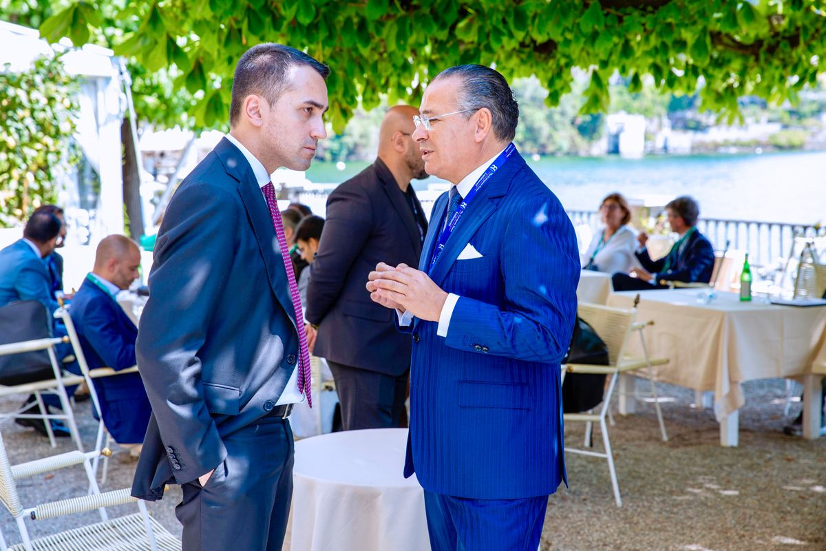 Chairman Kamel Ghribi with Luigi Di Maio, Minister of Foreign Affairs and International Cooperation of Italy.