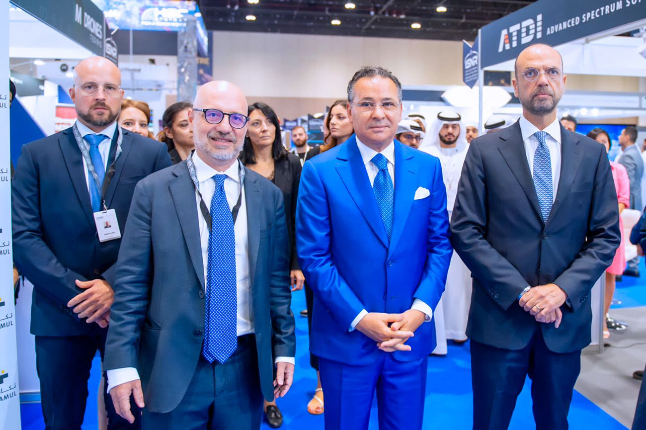 Chairman Kamel Ghribi with H.E. Lorenzo Fanara, Italian Ambassador in the UAE.