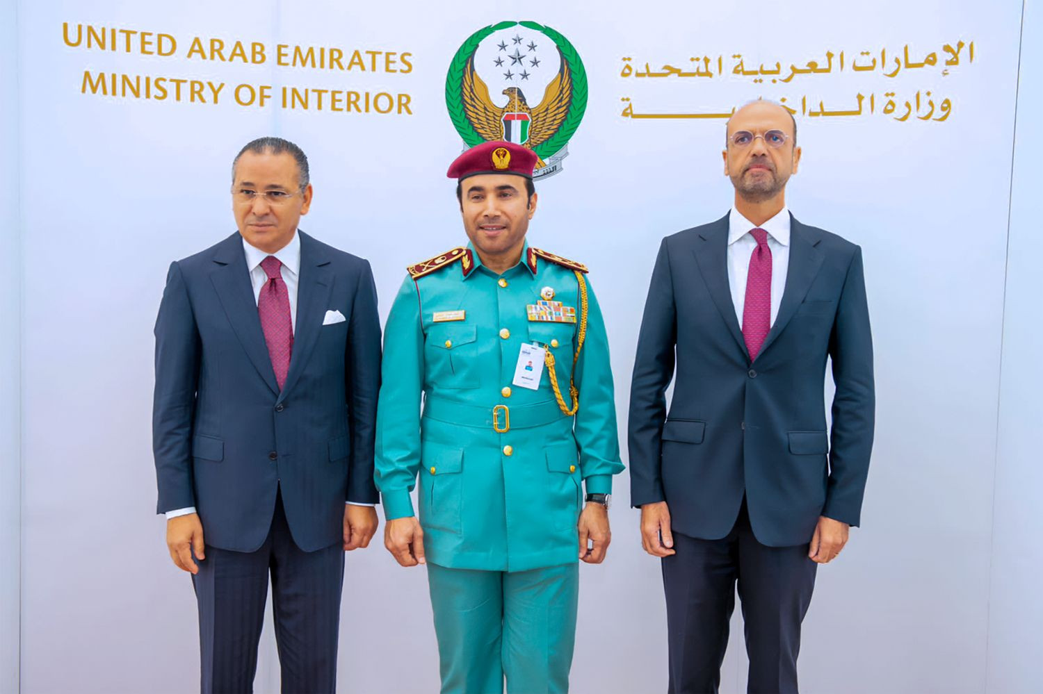 Chairman Kamel Ghribi with H.E. General Ahmed Naser Al Raisi, President of Interpol.