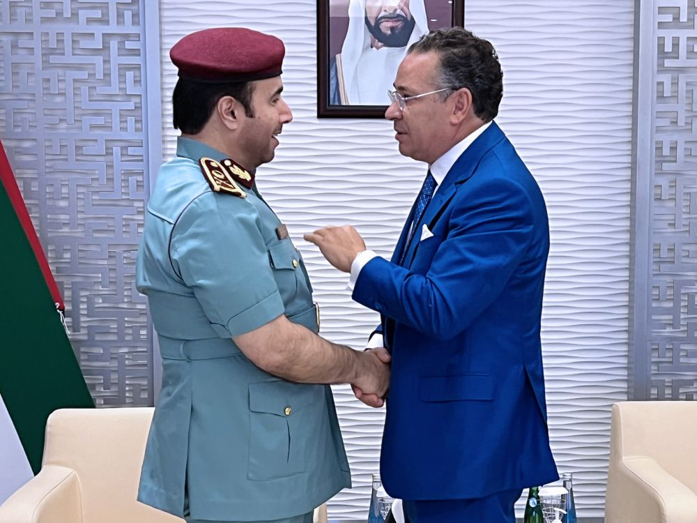 Chairman Kamel Ghribi with H.E. General Ahmed Naser Al Raisi, President of Interpol.