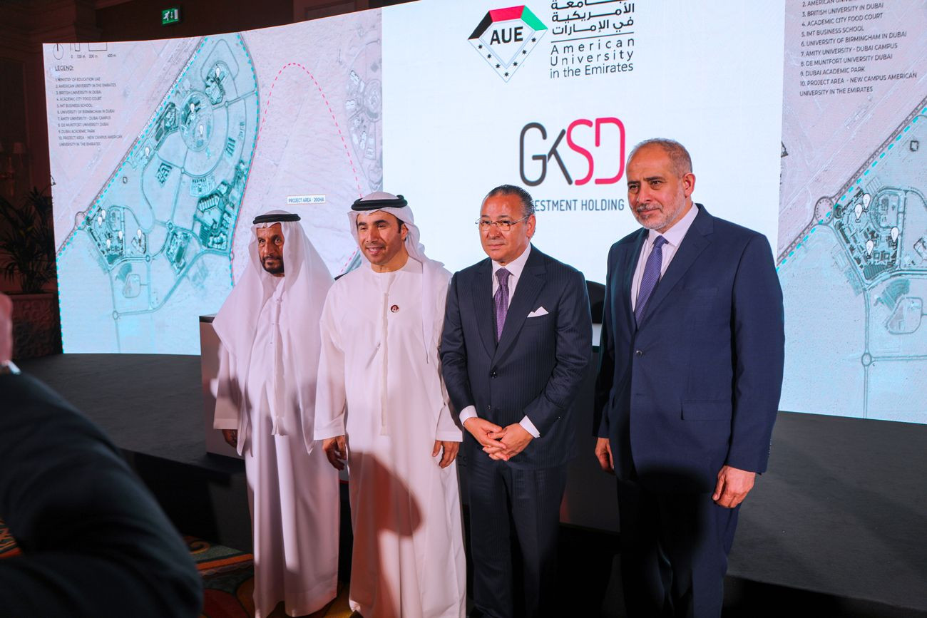 The role of education in building nations is key. GKSD is proud to undertake the design and development of the new campus of the  American University in the Emirates. The innovative architectural design will see the creation of a state-of-the-art learning facility. A new precedent in university architecture and engineering. The project is sustainable, resilient, and ecologically friendly with solar panels on the roof to create its own microclimate. GKSD Engineering is honoured to share Italian expertise and excellence in design and infrastructure development.  Delighted to have H.E.Lorenzo Fanara, Major General Ahmed Naser Al-Raisi, Professor Muthanna and other senior dignitaries at the signing ceremony held in Abu Dhabi between GKSD and AUE.