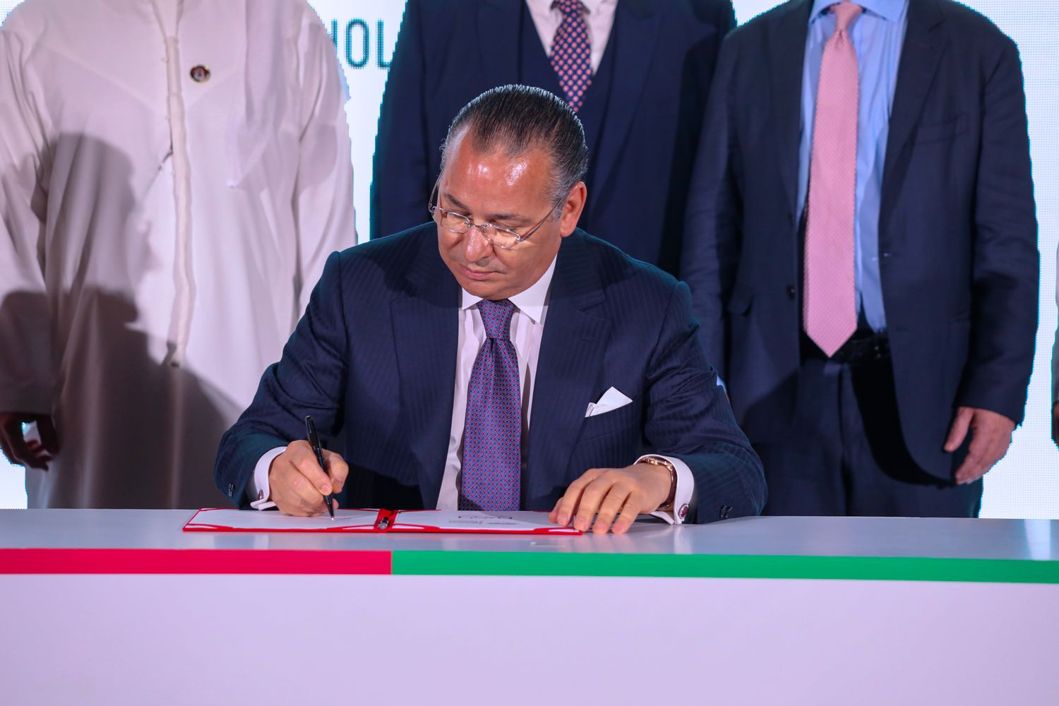 The role of education in building nations is key. GKSD is proud to undertake the design and development of the new campus of the American University in the Emirates. The innovative architectural design will see the creation of a state-of-the-art learning facility. A new precedent in university architecture and engineering. The project is sustainable, resilient, and ecologically friendly with solar panels on the roof to create its own microclimate. GKSD Engineering is honoured to share Italian expertise and excellence in design and infrastructure development. Delighted to have H.E. Lorenzo Fanara, Major General Ahmed Naser Al-Raisi, Professor Muthanna and other senior dignitaries at the signing ceremony held in Abu Dhabi between GKSD and AUE.