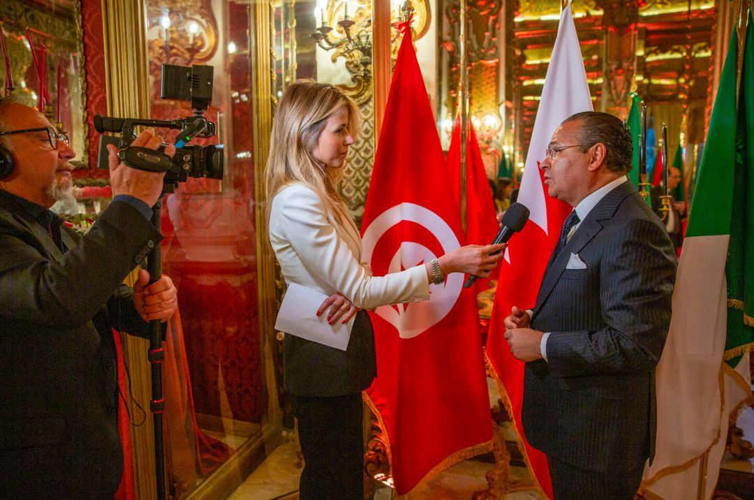 Kamel Ghribi during his interview.