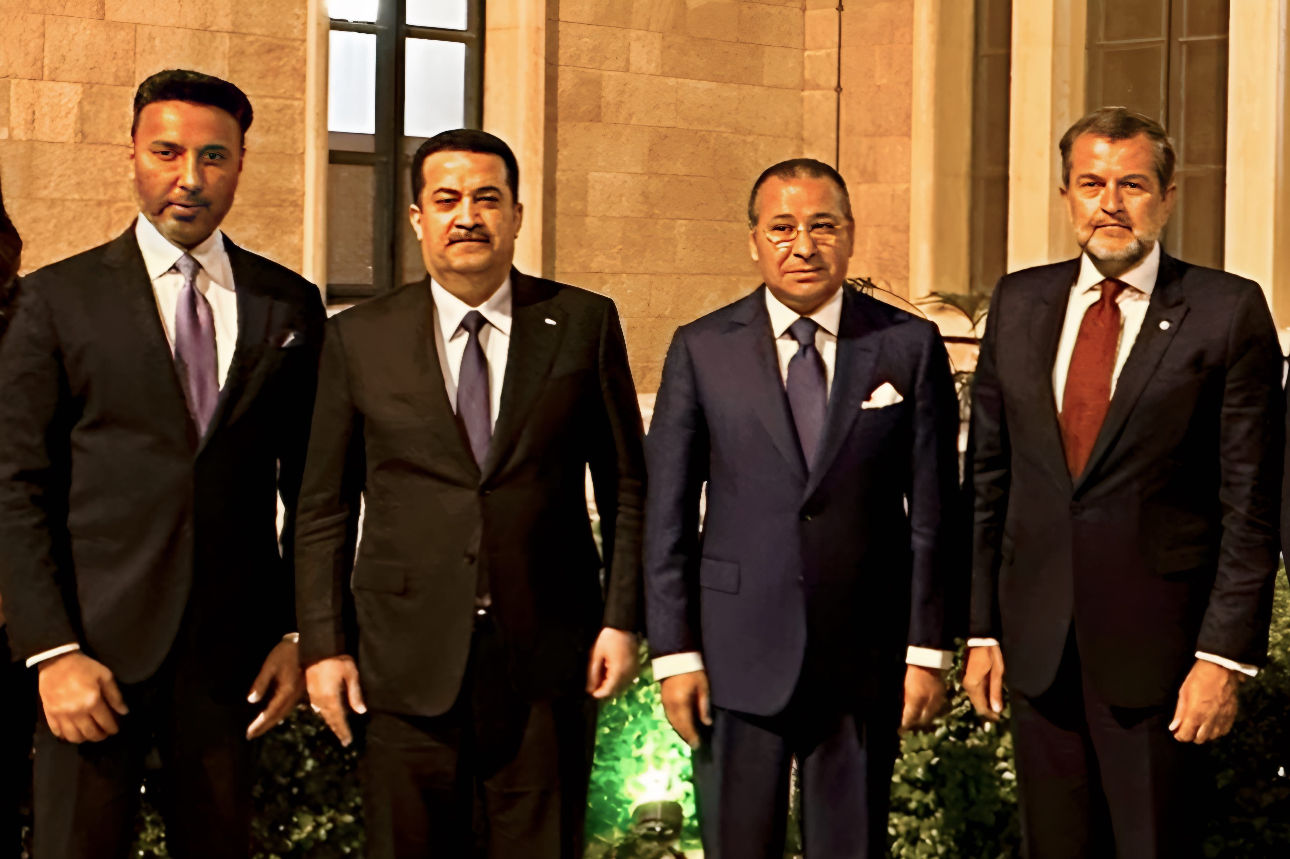 Kamel Ghribi with Mohammed Shia’ Al Sudani Prime Minister of Iraq.