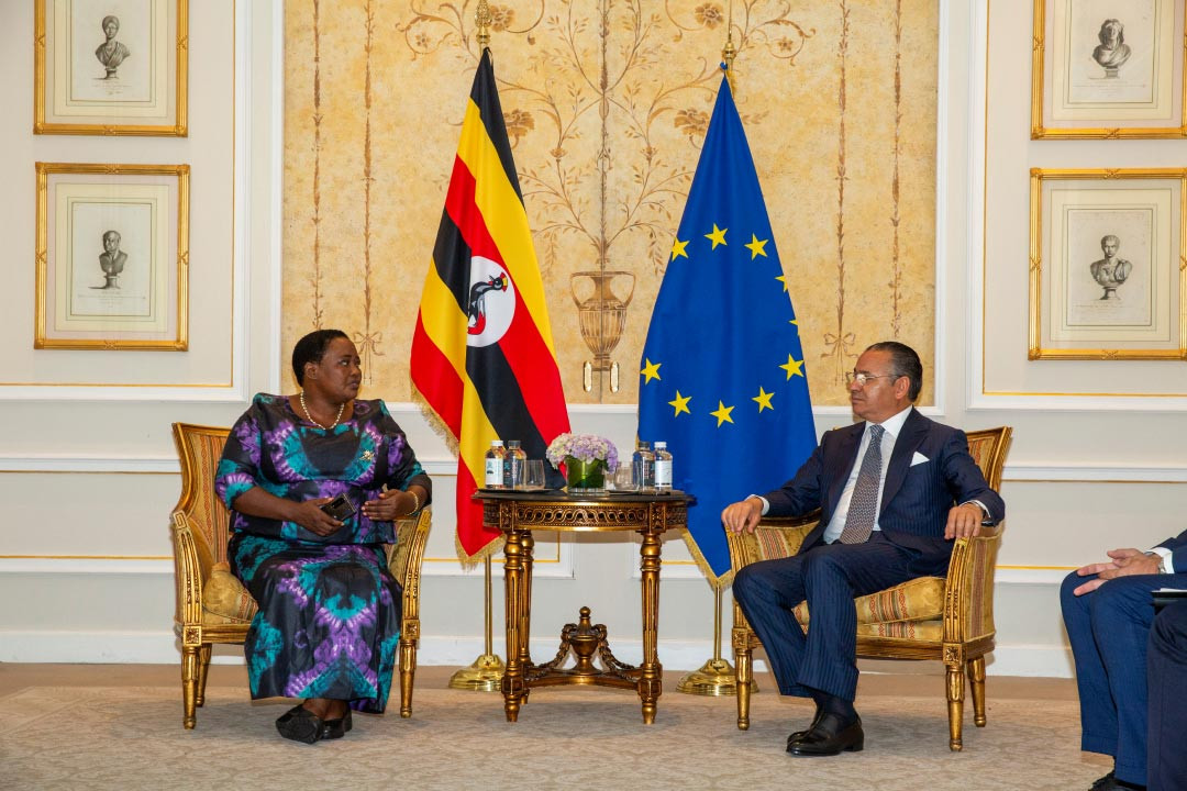 Kamel Ghribi with H.E. Robinah Nabbanja, Prime Minister Of The Republic Of Uganda.