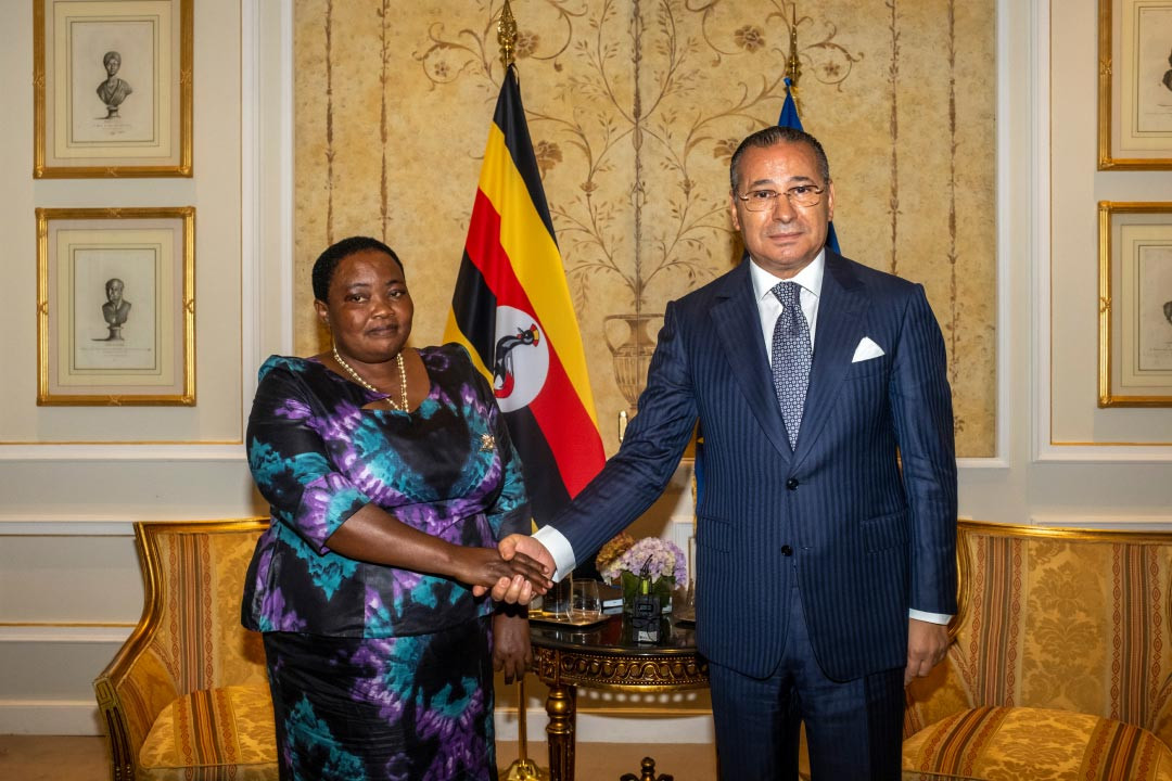 Kamel Ghribi with H.E. Robinah Nabbanja, Prime Minister Of The Republic Of Uganda.