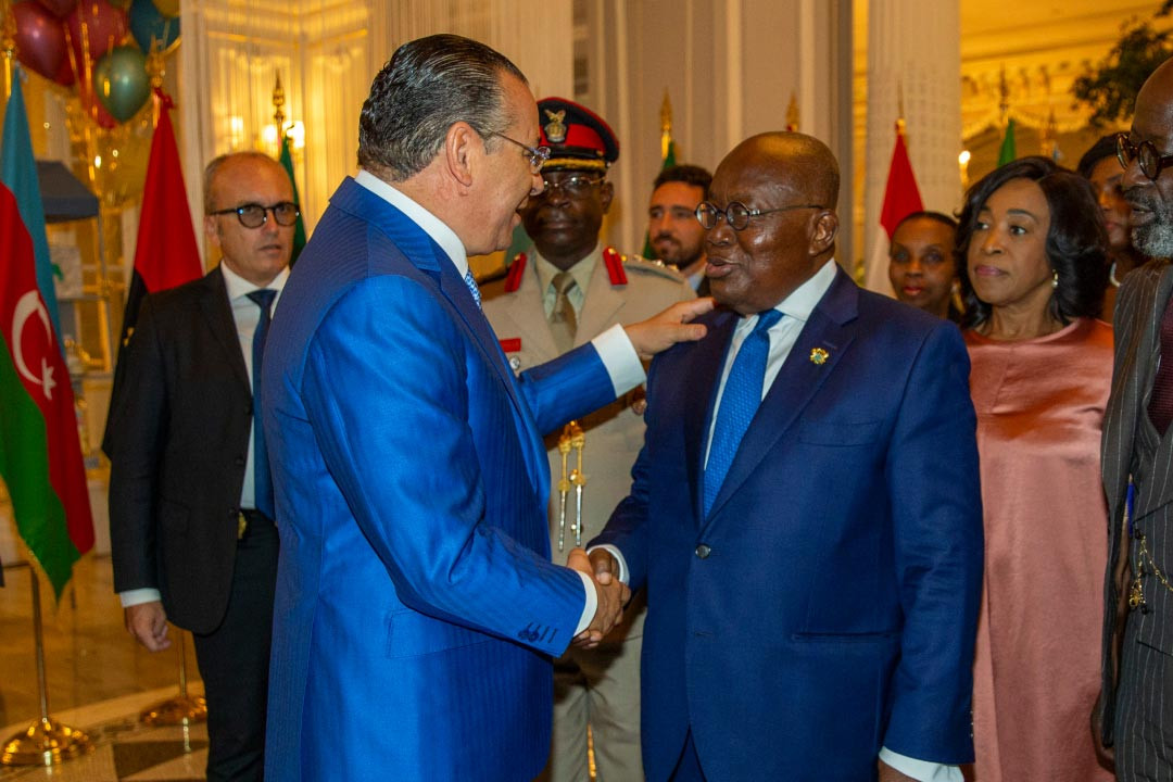 Kamel Ghribi with H.E. Nana Addo Dankwa Akufo-Addo, President, Republic Of Ghana.