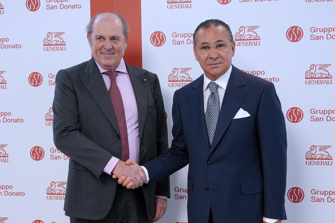 Kamel Ghribi with Philippe Donnet Chief Executive Officer of Generali.