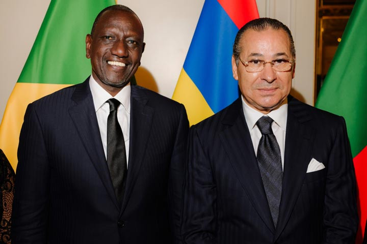 Chairman Kamel Ghribi with H.E. William Samoei Ruto President of Kenya.