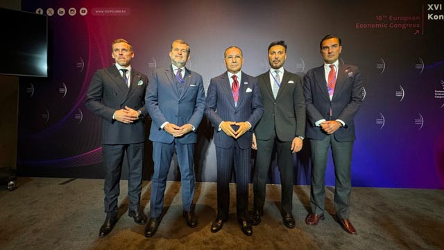 The Board of American Hearth of Poland: Kamel Ghribi, Masroor Haq, Francesco Galli, Marcin Bruszewski, Adam Szlachta.