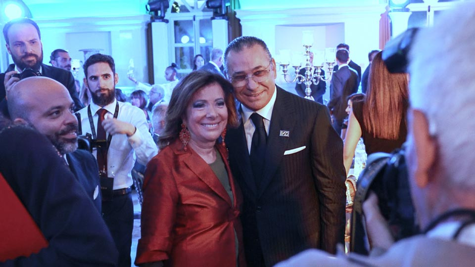 Kamel Ghribi with Maria Elisabetta Alberti Casellati, Minister for Institutional Reforms of Italy.