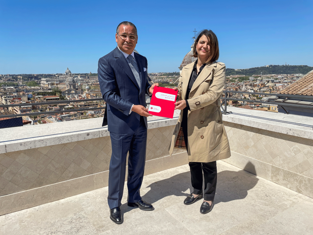 Kamel Ghribi meet Libyan Foreign Minister Najla Al Mangoush