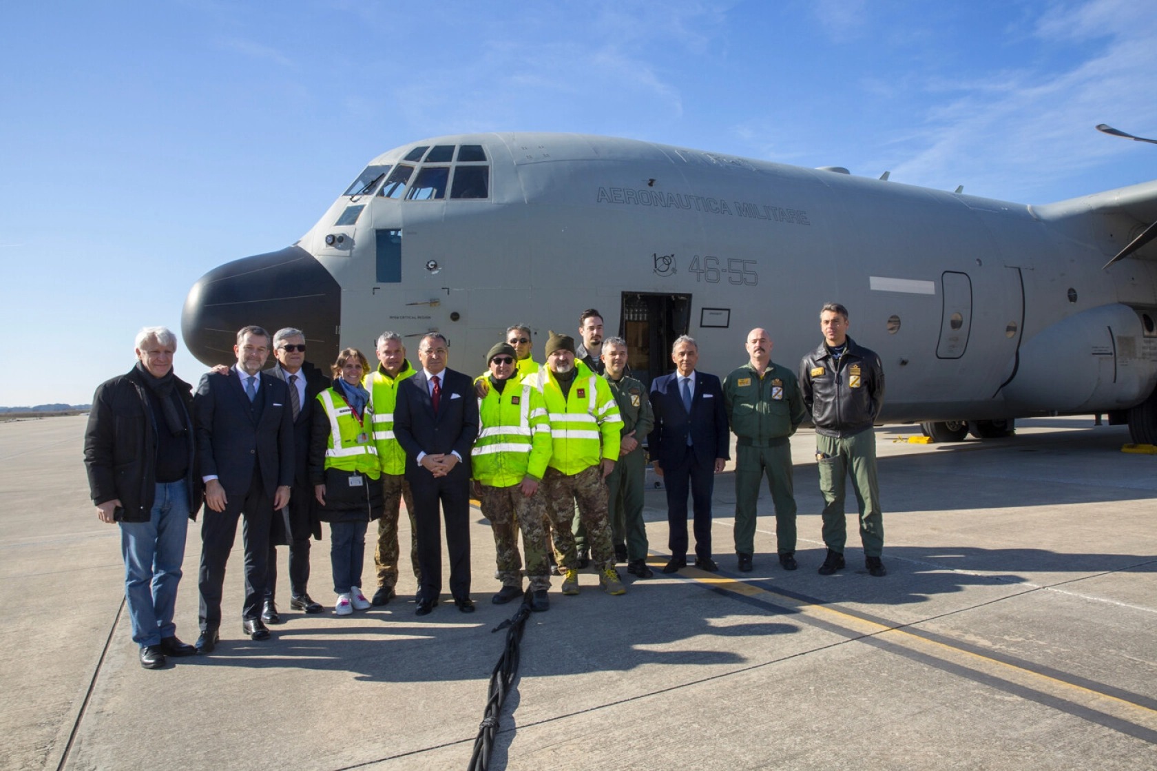 Italian aid for Syria leaves Pisa airport
