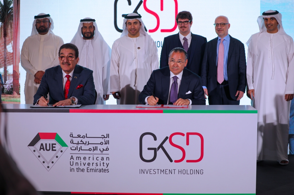 Signing Ceremony between GKSD Investment Holding and the American University in the Emirates