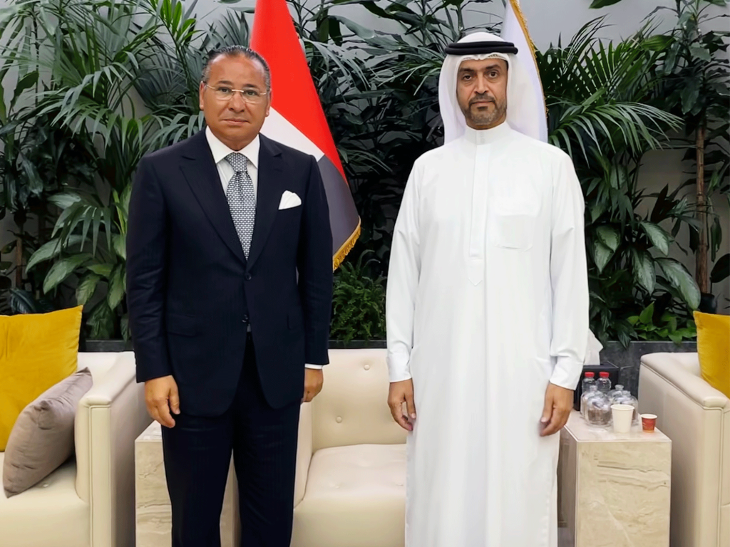 Kamel Ghribi meet H.E. Awadh Seghayer Al Ketbi Director-General of the Dubai Health Authority