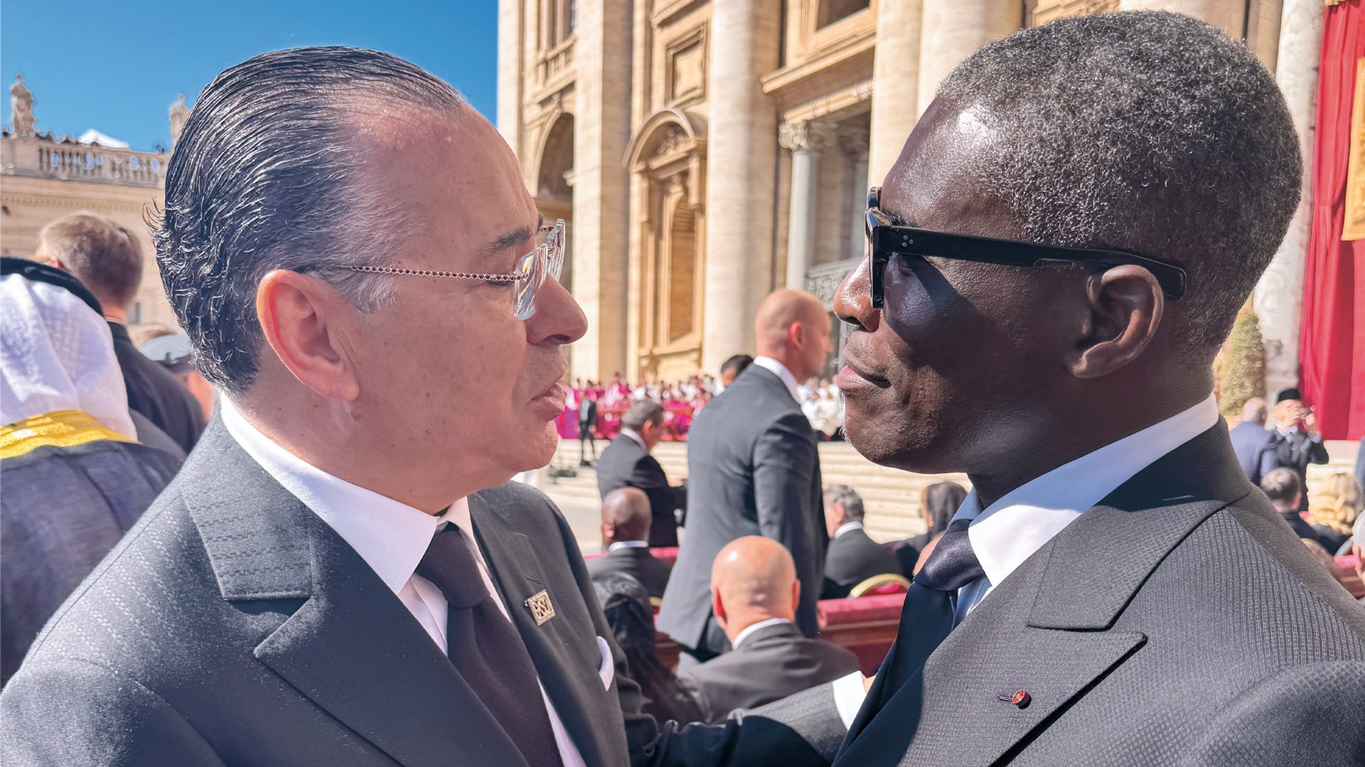Kamel Ghribi with Teodoro Nguema Obiang Mangue, Equatorial Guinea Vice President.