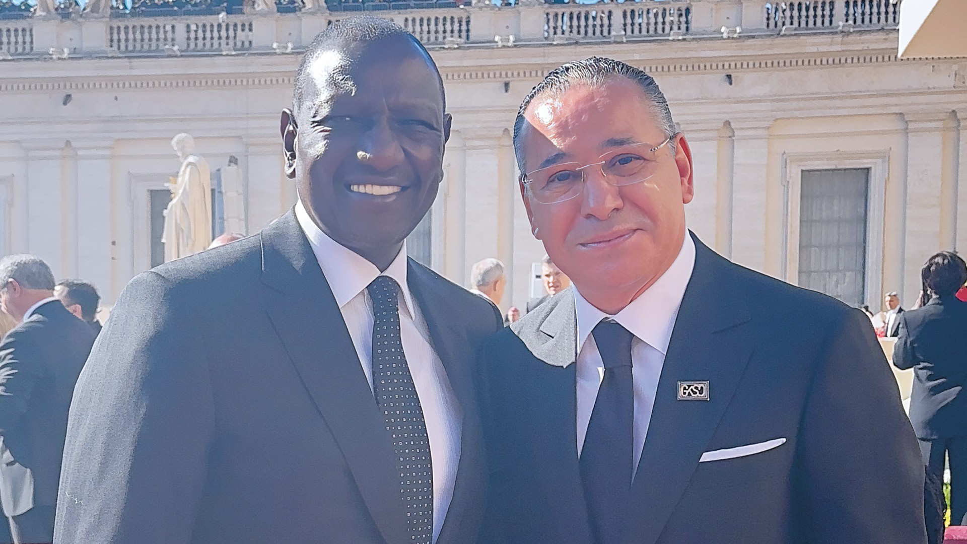 Kamel Ghribi with William Samoei Ruto, President of the Republic of Kenya.