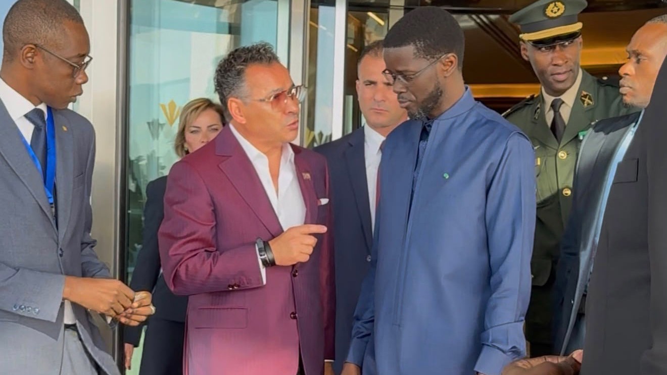 <p>Kamel Ghribi with Bassirou Diomaye Faye President of Senegal</p>