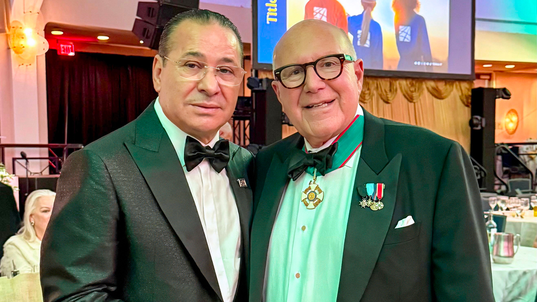 Kamel Ghribi with Joseph V. Del Raso, NIAF President