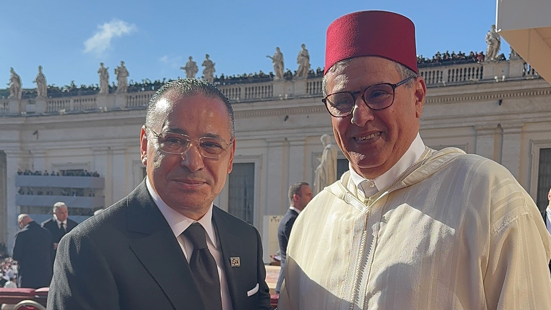 Kamel Ghribi with H.E. Aziz Akhannouch, Prime Minister of Morocco.
