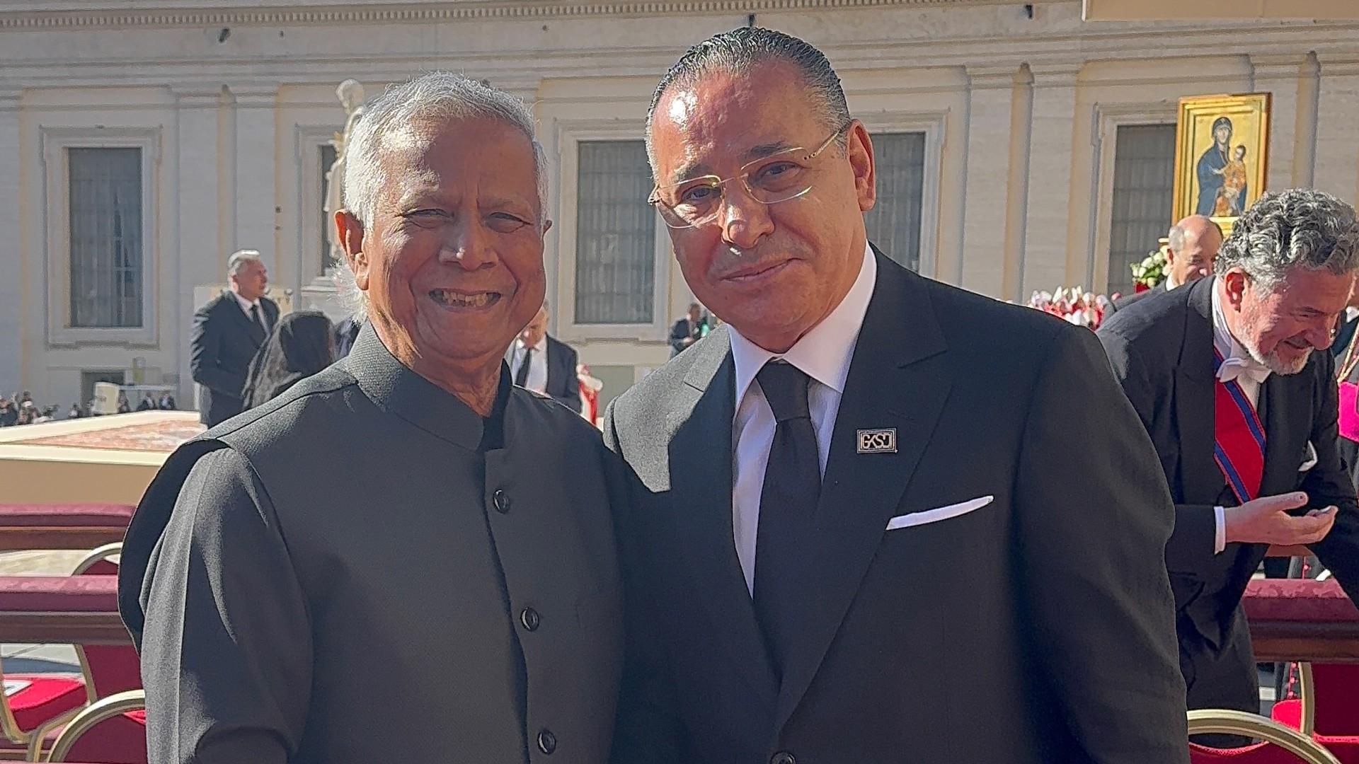 Kamel Ghribi with H.E. Mohammed Shahabuddin, President of Bangladesh.