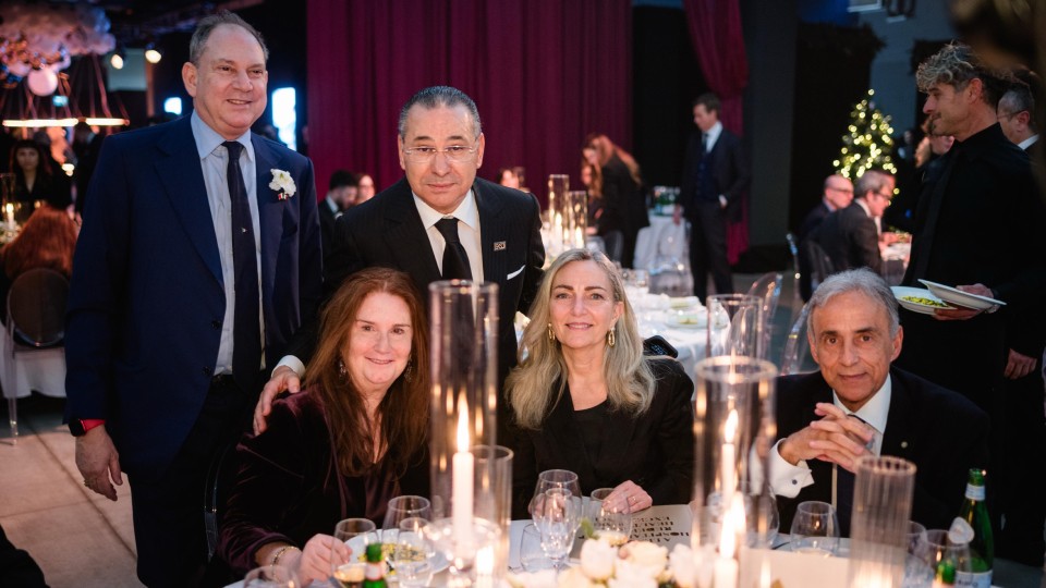 Kamel Ghribi with H.E. Mariangela Zappia, Italian Ambassadress to the USA, Emanuela D’Alessandro, Italian Ambassadress to Paris and Andrea Catalano, Italian Ambassador in Bahrein.