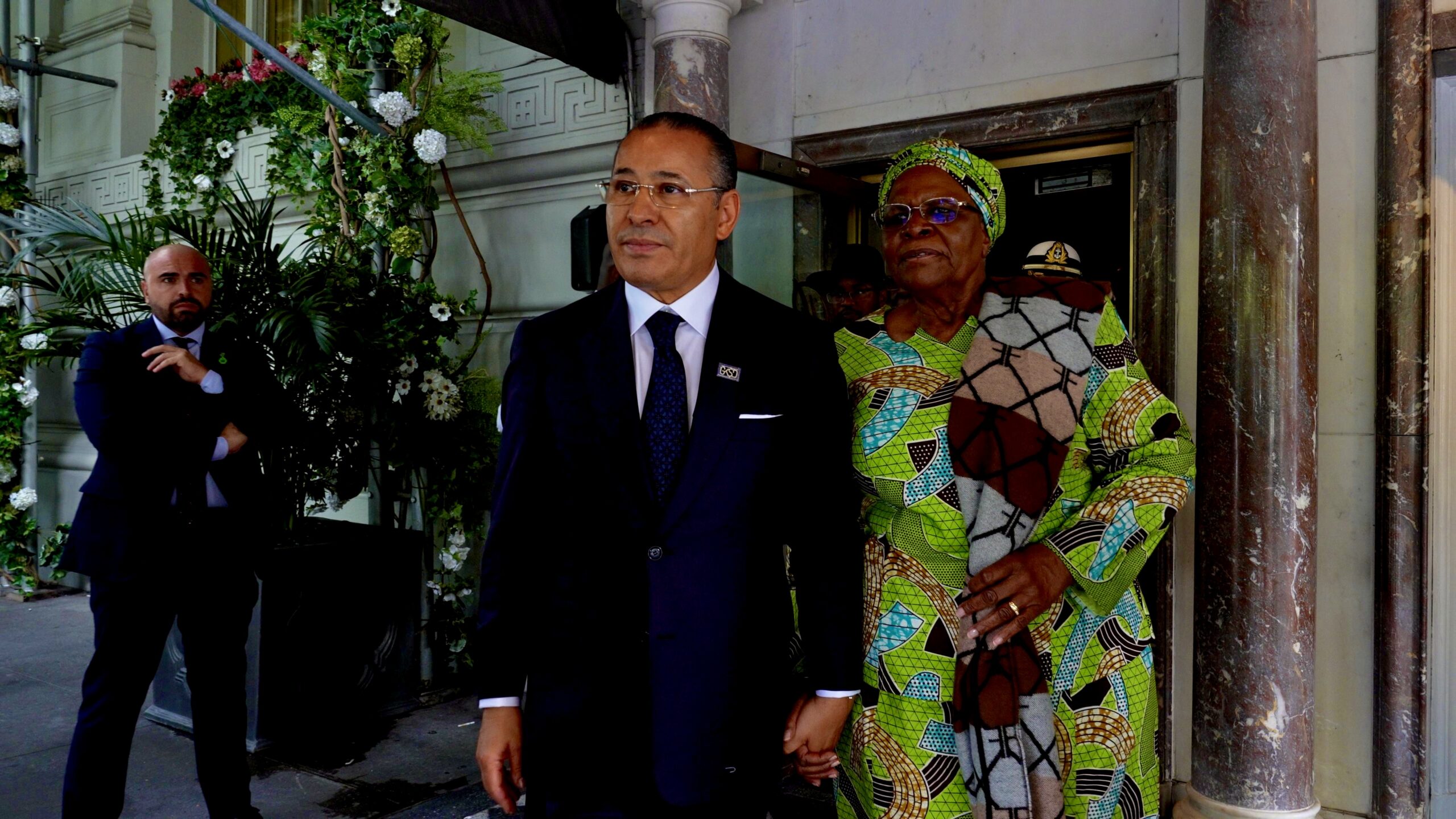 Kamel Ghribi with H.E. Netumbo Nandi-Ndaitwah, President of the Republic of Namibia