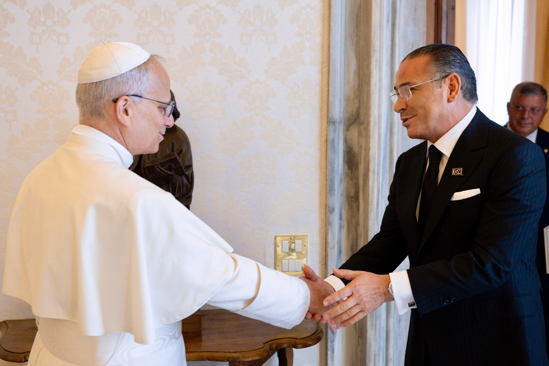 Kamel Ghribi with His Holines Pope Leo XIV