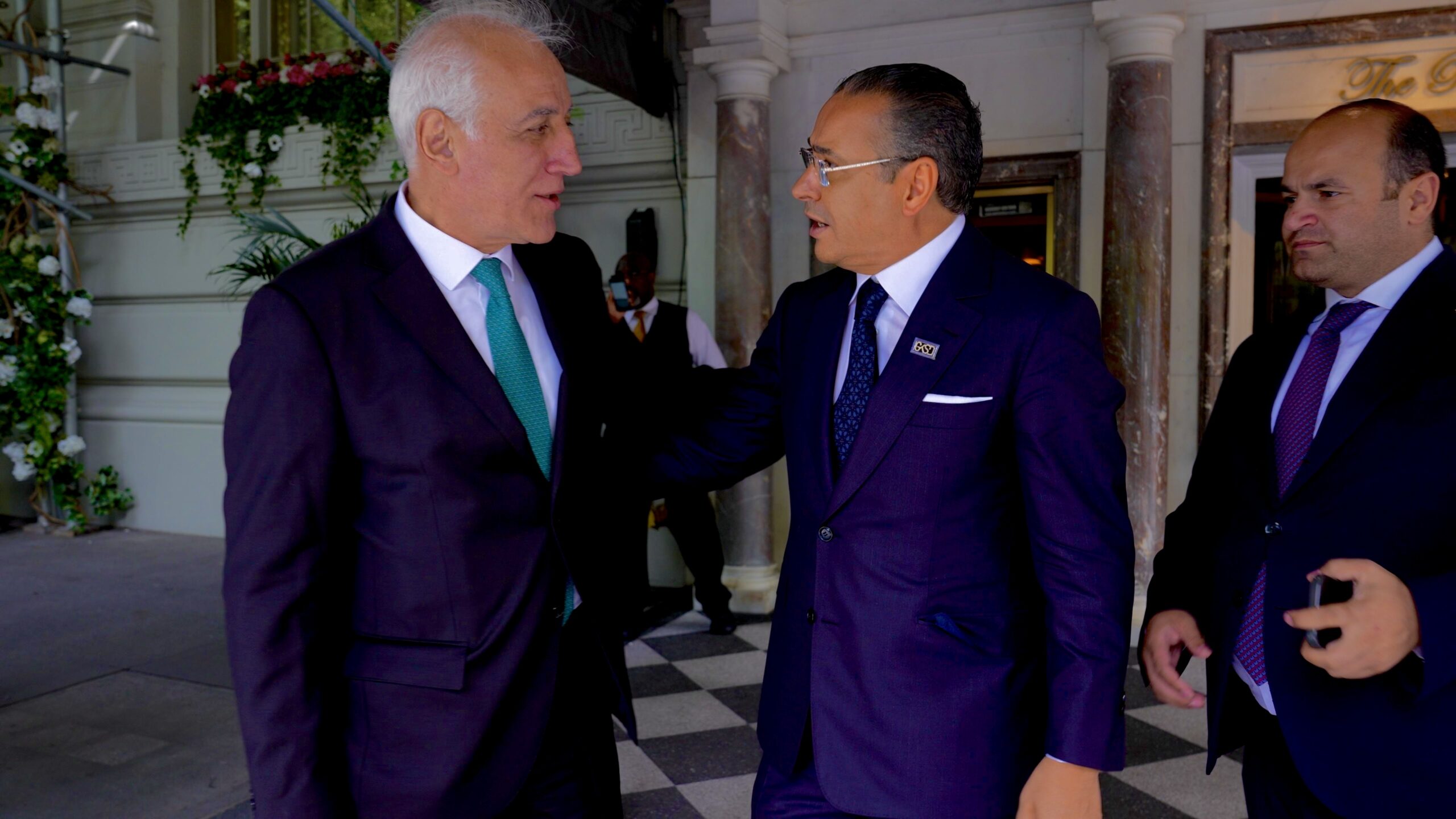 Kamel Ghribi with H.E. Vahagn Khachaturyan, President of the Republic of Armenia